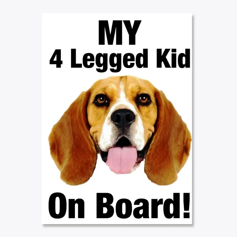 My 4 Legged Kid Beagle On Board!